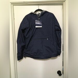 Charles River Apparel Navy Polka Dot Jacket